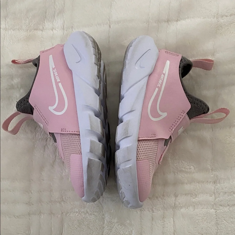 Nike Kids Pink and Gray Slip-On Sneakers - Picture 3 of 6